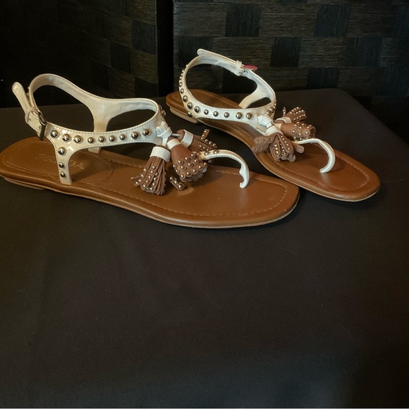 💕Prada leather studded tassel sandal.Size 38, Good-to excellent used condition. - Picture 12 of 13